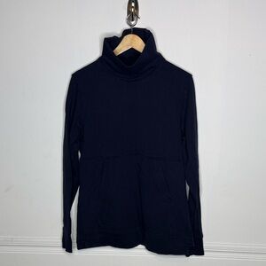 Lululemon Press Pause Sweatshirt.  Tunic Cowl Neck.  Navy. Large.